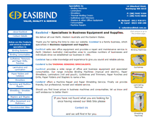Tablet Screenshot of easibind.com.au